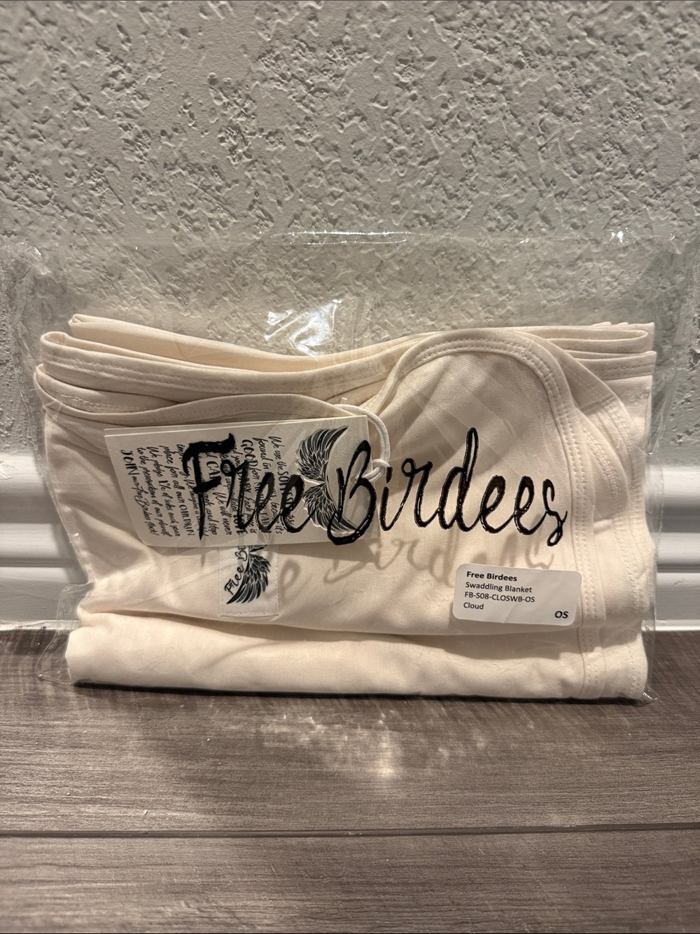 Free Birdees Cloud Swaddle Blanket - NWT